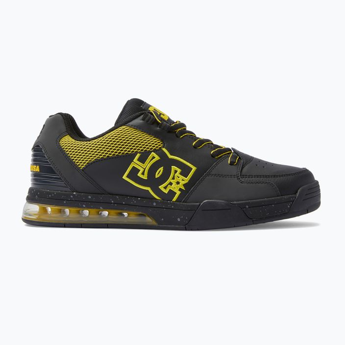 DC Versatile Le negru/galben pantofi pentru bărbați 8