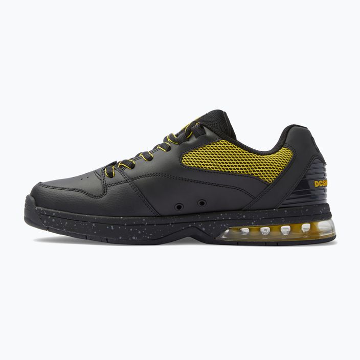 DC Versatile Le negru/galben pantofi pentru bărbați 9