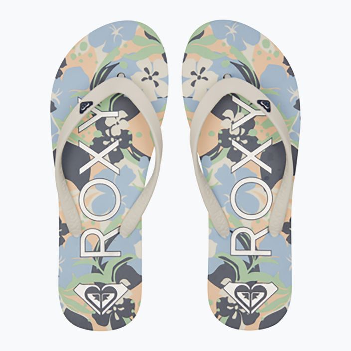 Papuci pentru femei ROXY Tahiti VII soft lime/ocean 5