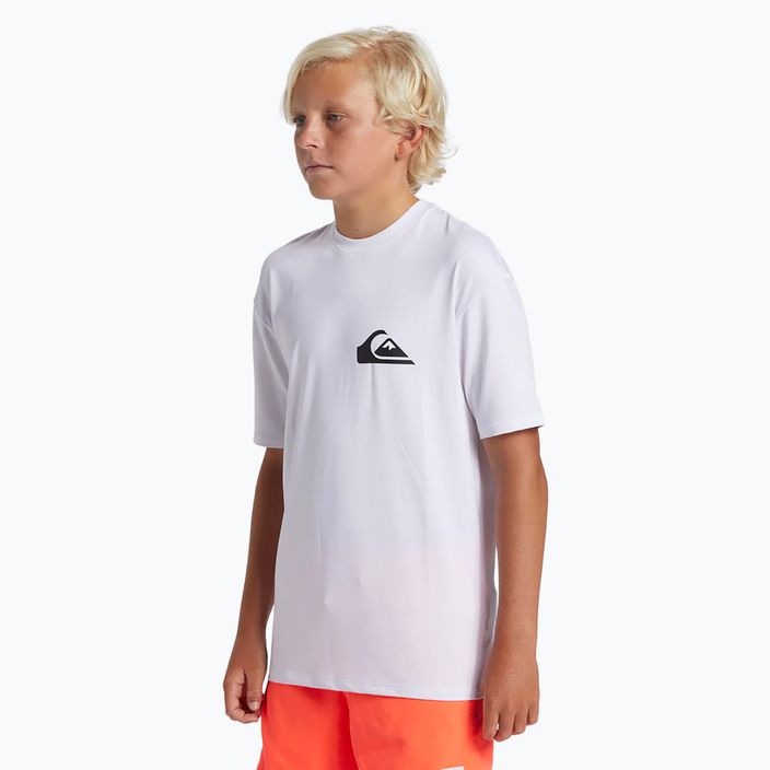 Tricou de înot pentru copii Quiksilver Everyday Surf Tee white 3