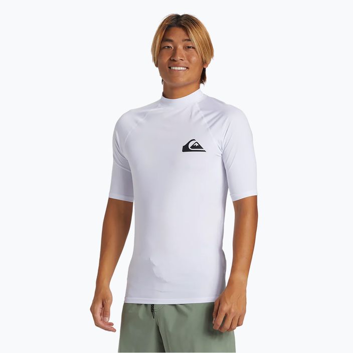 Tricou de înot pentru bărbați Quiksilver Everyday UPF50 white 3
