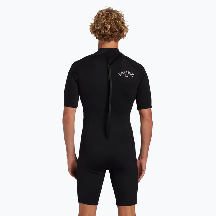 Costum de înot pentru bărbați Billabong 2/2 mm Foil FL Spring black 4