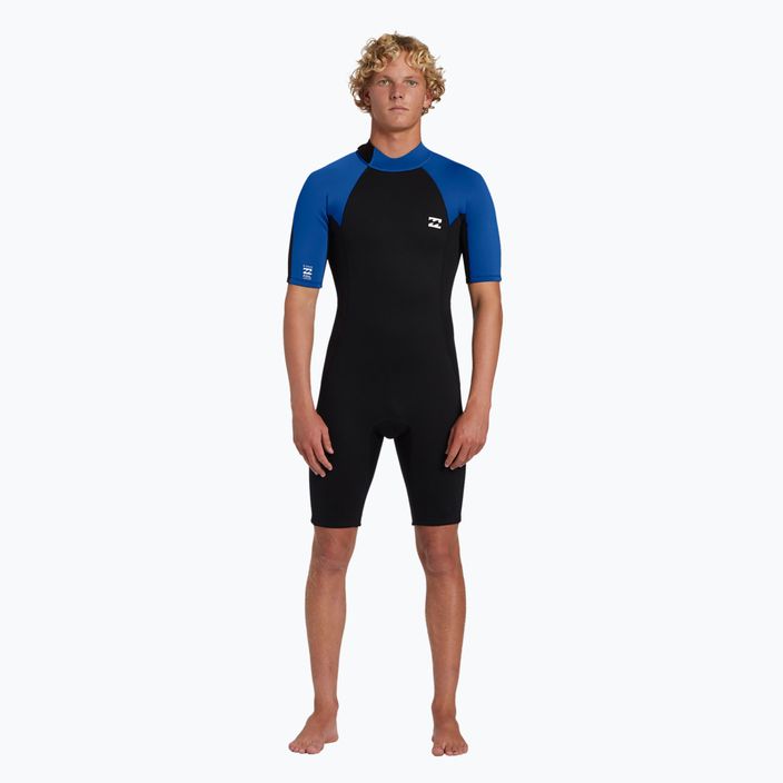 Costum de înot pentru bărbați Billabong 2/2 mm Foil FL Spring mid blue 2