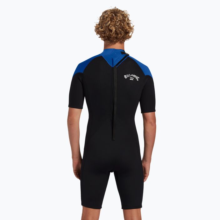 Costum de înot pentru bărbați Billabong 2/2 mm Foil FL Spring mid blue 4