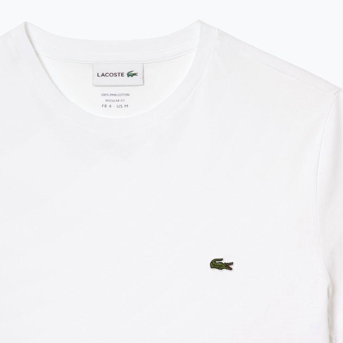 Tricou pentru bărbați Lacoste TH6709 white 4