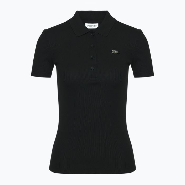 Tricou polo pentru femei Lacoste DF5377 black