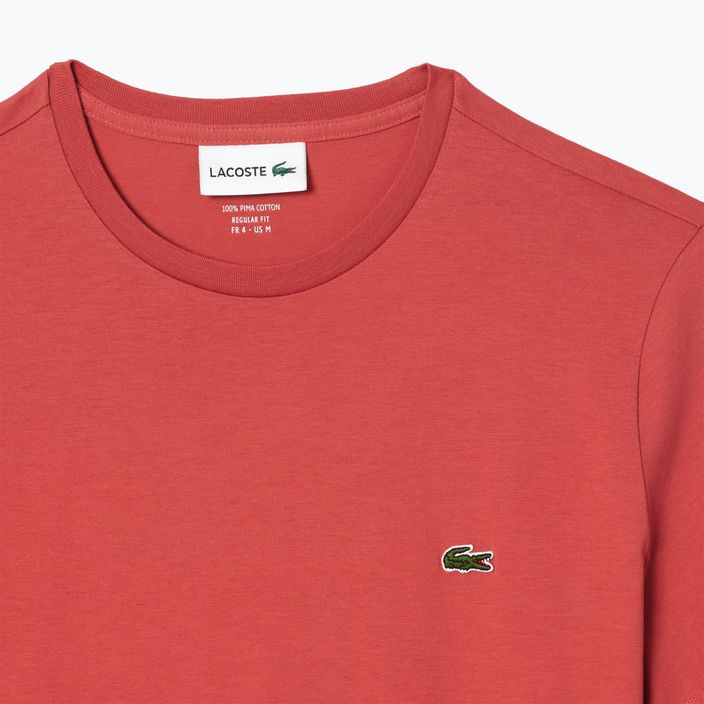 Tricou pentru bărbați Lacoste TH6709 sierra red 5