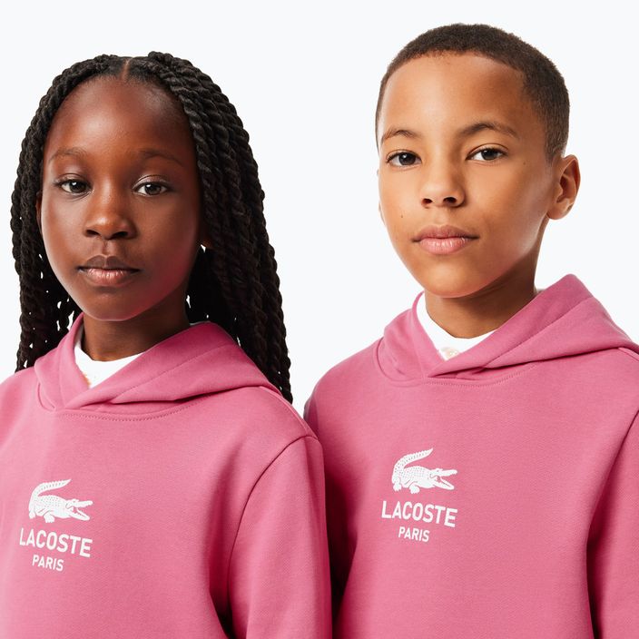 Bluză pentru copii Lacoste SJ3004 reseda pink 7