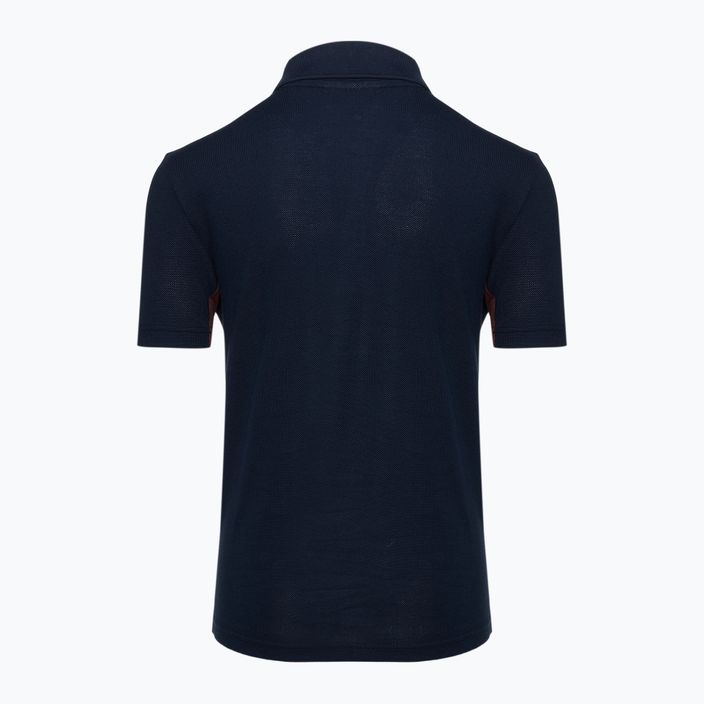 Tricou polo pentru copii Lacoste PJ2479 navy blue-expresso 2