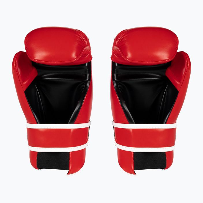 Mănuși de box adidas Point Fight Adikbpf100 roșii-albe ADIKBPF100 3