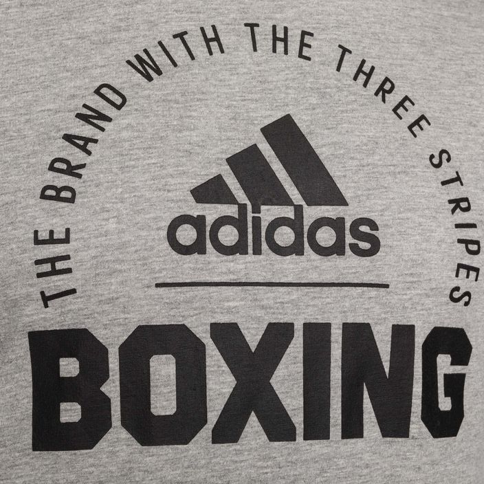 Tricoul adidas Boxing pentru bărbați, de culoare medie gri/negru piele 3