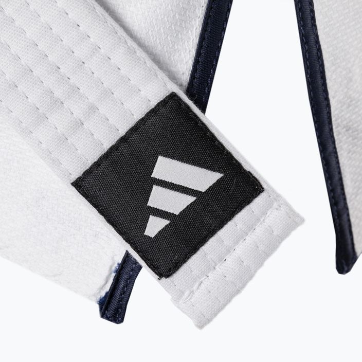 GI pentru jiu-jitsu brazilian pentru copii adidas Gama alb/albastru gradient 5
