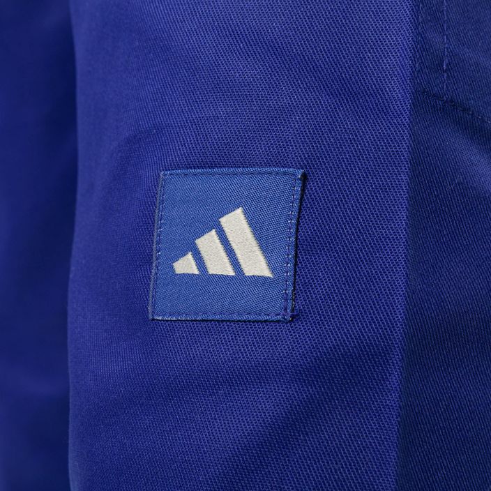 GI pentru jiu-jitsu brazilian adidas Rookie albastru/grișu 9