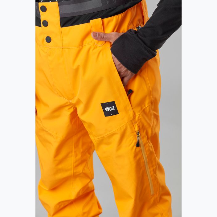 Pantaloni de schi pentru bărbați Picture Picture Picture Object 20/20 galben MPT114 3