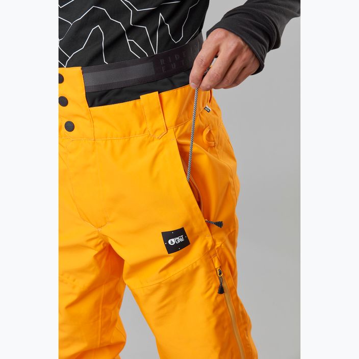 Pantaloni de schi pentru bărbați Picture Picture Picture Object 20/20 galben MPT114 4