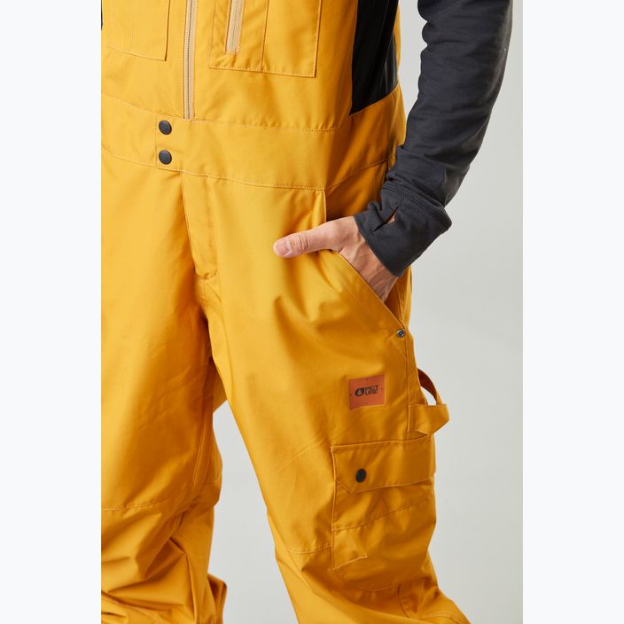 Pantaloni de schi pentru bărbați Picture Testy Bib 10/10 galben MPT124 3