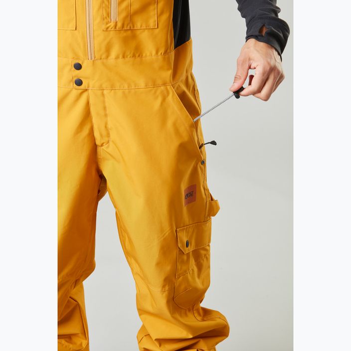 Pantaloni de schi pentru bărbați Picture Testy Bib 10/10 galben MPT124 4