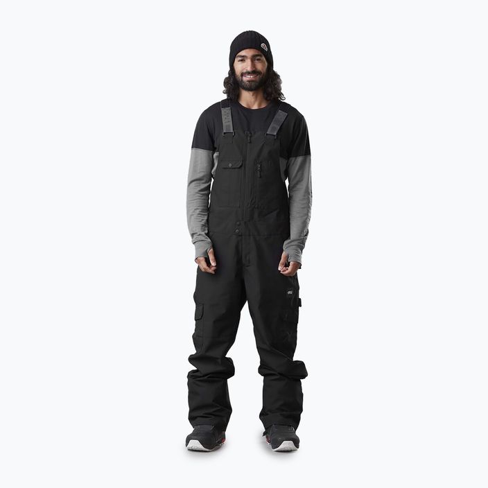 Imagine Testy Bib pantaloni de schi pentru bărbați 10/10 negru MPT124