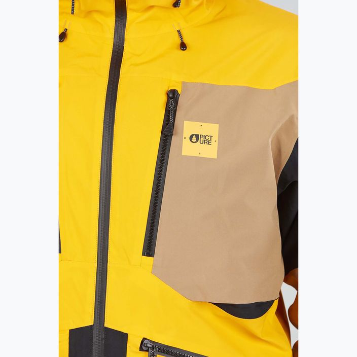 Imagine Naikoon jachetă de schi pentru bărbați 20/20 galben MVT391-C 6