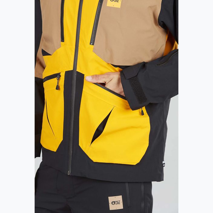 Imagine Naikoon jachetă de schi pentru bărbați 20/20 galben MVT391-C 7
