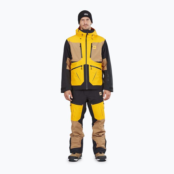 Imagine Naikoon jachetă de schi pentru bărbați 20/20 galben MVT391-C 2
