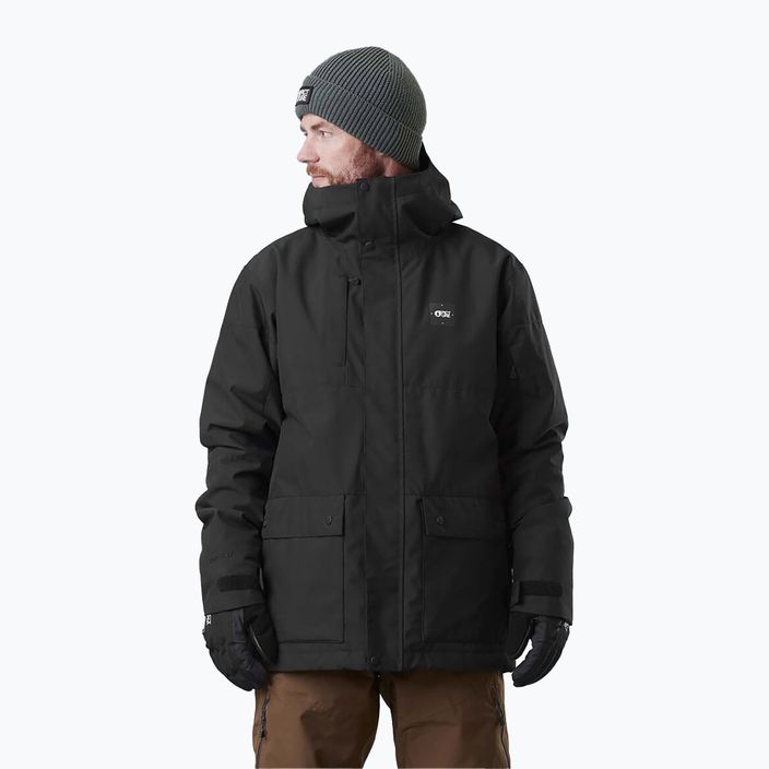 Picture Fines jachetă de schi pentru bărbați 10/10 negru MVT398-C