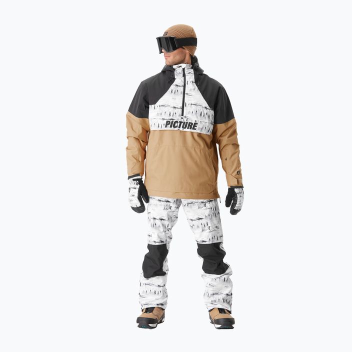 Imagine Occan jachetă de schi pentru bărbați 10/10 negru-tanin 10/10 2