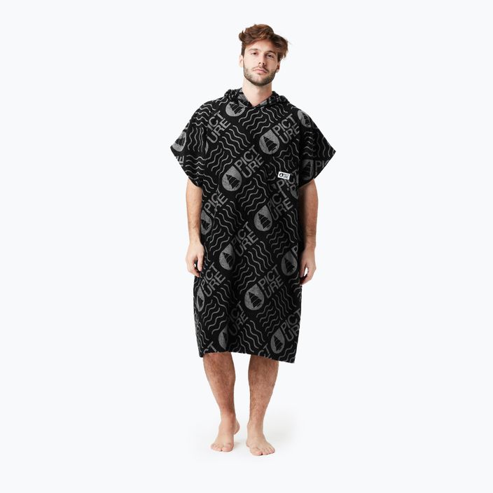 Imaginea Landsom negru logo poncho negru 8