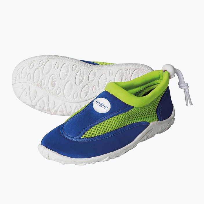 Aqualung Cancun pantofi de apă pentru copii albastru marin și verde FJ025423135 10