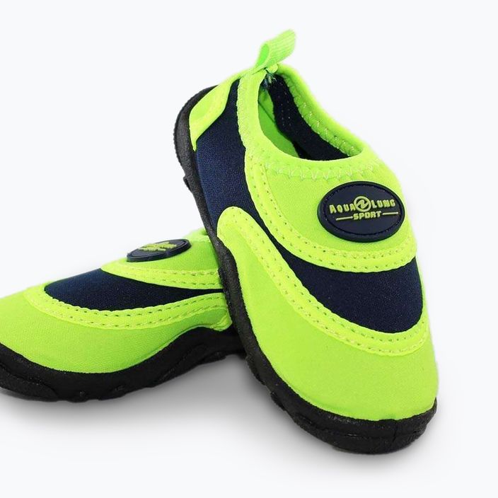 Pantofi de apă pentru copii Aqua Lung Beachwalker albastru și verde FJ028310426 10