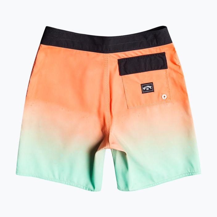 Pantaloni scurți de înot pentru copii Billabong All Day Fade OG orange 2