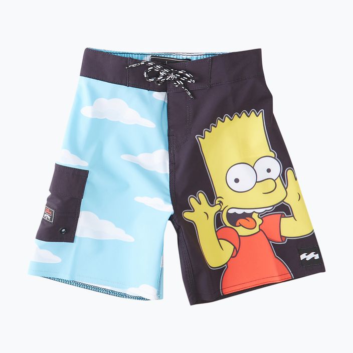 Pantaloni scurți de înot pentru copii Billabong Simpsons Bart Pro black