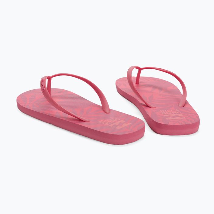 Flip flop pentru femei Billabong Dama pink sunset 3