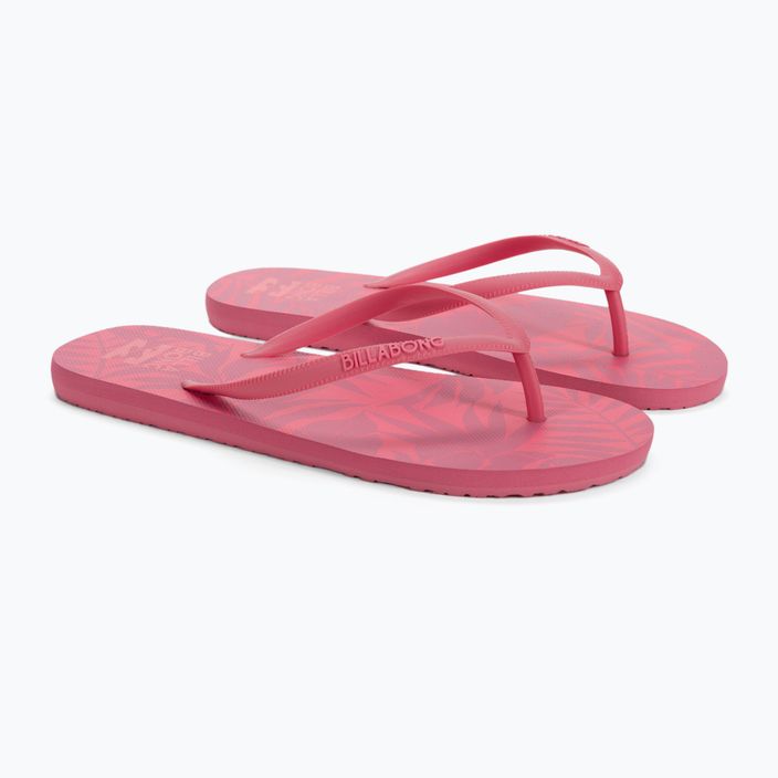 Flip flop pentru femei Billabong Dama pink sunset 5