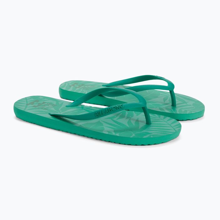 Flip flop pentru femei Billabong Dama tropical green 5