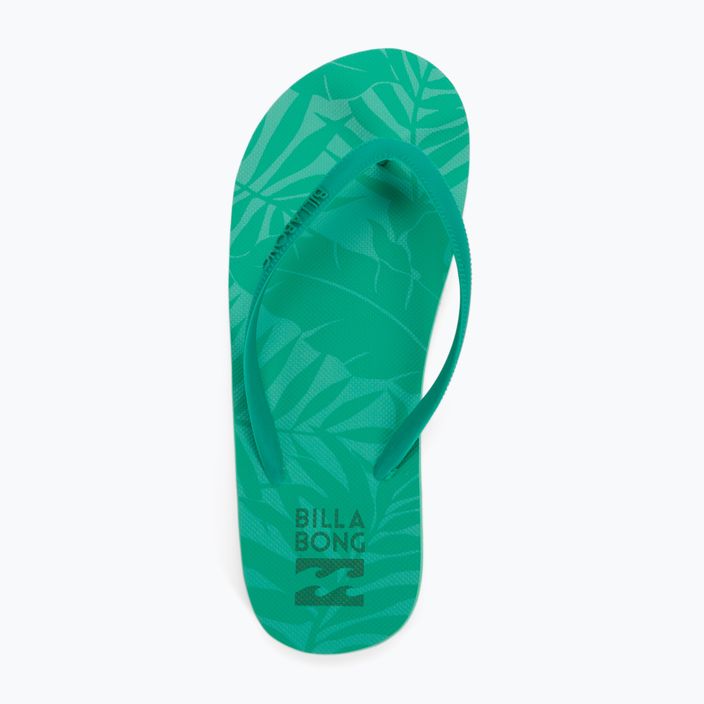 Flip flop pentru femei Billabong Dama tropical green 6