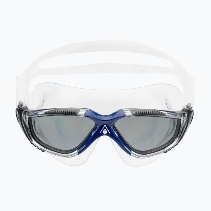 Mască de înot Aquasphere Vista transparentă/gri închisă/greu închisă/ oglindă fumurie MS5050012LD 2
