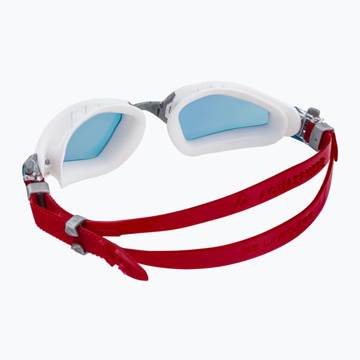 Ochelari de înot Aqua Sphere Kayenne Pro alb și roșu EP3040910LMR 4
