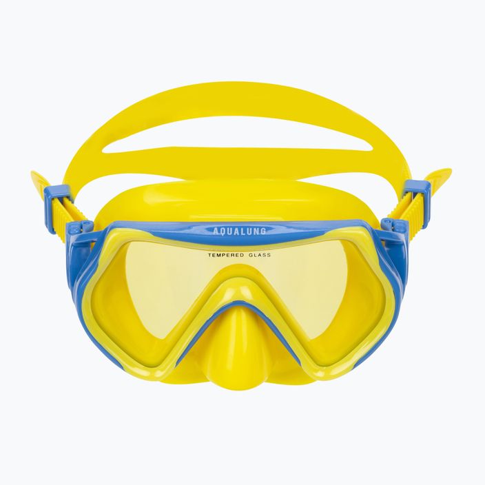 Setul de snorkelling pentru copii Aqualung Hero galben și albastru SV1160740SM 3