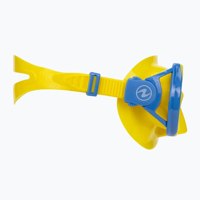 Setul de snorkelling pentru copii Aqualung Hero galben și albastru SV1160740SM 4
