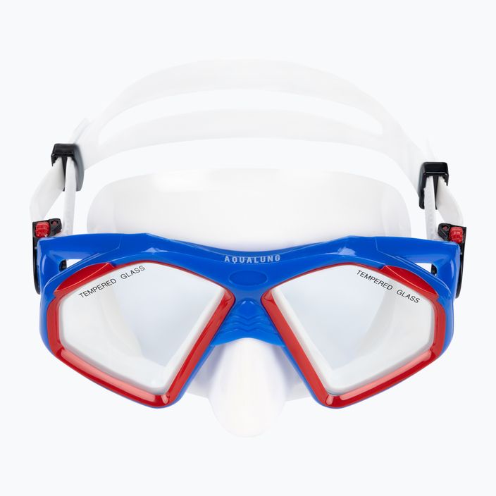 Set de scufundări Aqualung Hawkeye Combo mască + tub albastru-negru SC3974006 2