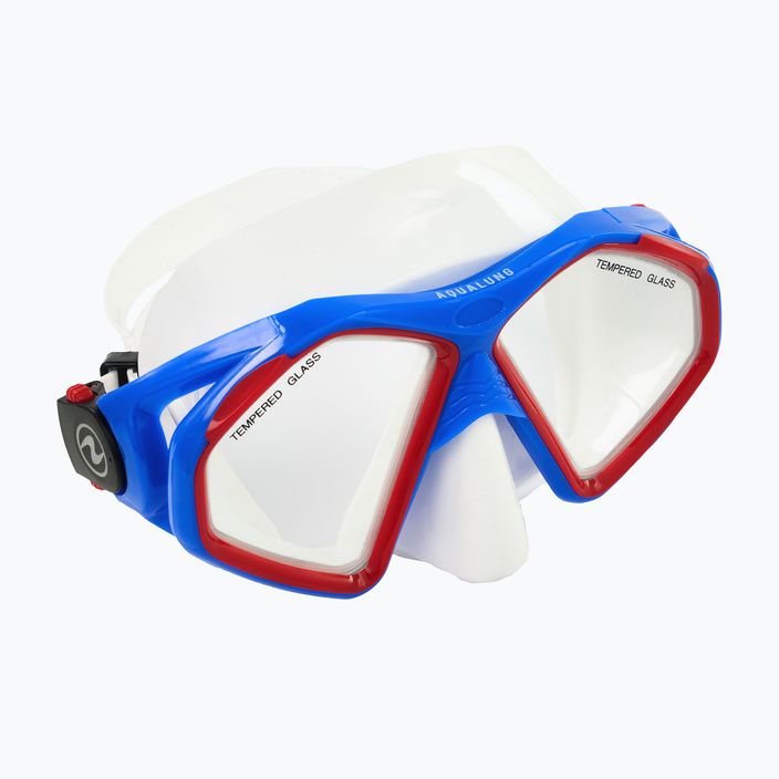 Set de scufundări Aqualung Hawkeye Combo mască + tub albastru-negru SC3974006 10