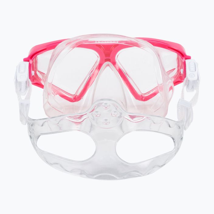 Aqualung Saturn Combo mască de snorkel + snorkel roz SC3980002 5