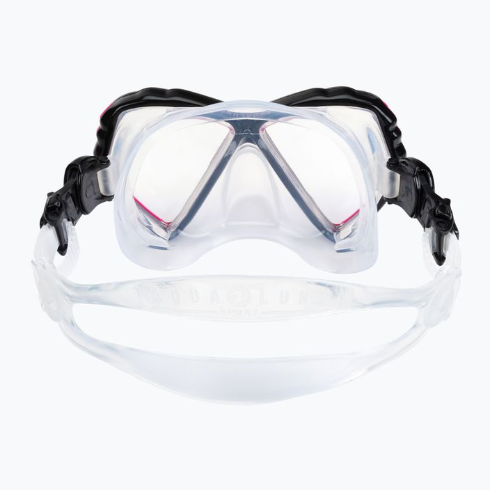 Aqualung Cub Combo kit de snorkel pentru copii mască + snorkel negru/roz SC3990002 6