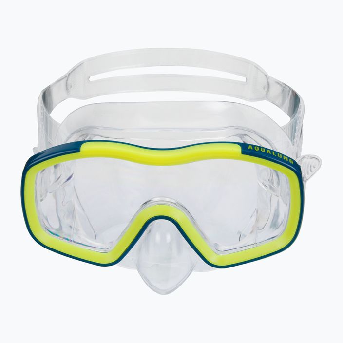 Set de scufundări Aqualung Raccon Combo mască + tub albastru-galben SC4000007 3