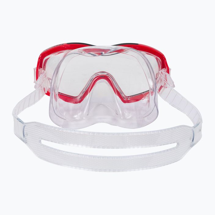Aqualung Raccon Combo Kit de snorkel pentru copii Mască + Snorkel roșu/negru SC4000098 6