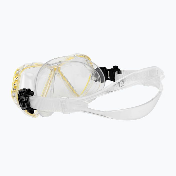 Mască de scufundări pentru copii Aqualung Cub transparent/galben MS5530007 4