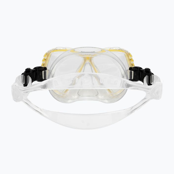 Mască de scufundări pentru copii Aqualung Cub transparent/galben MS5530007 5