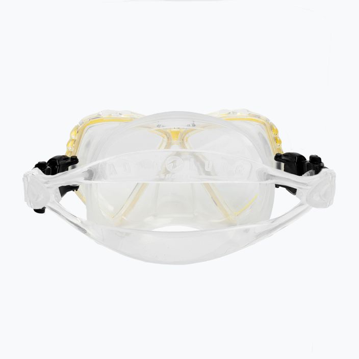 Mască de scufundări pentru copii Aqualung Cub transarent/galbenă MS5540007 5