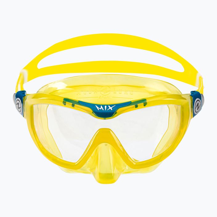 Mască de scufundări pentru copii Aqualung Mix galben/petrol MS5560798S 2